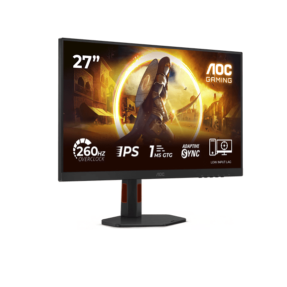 Монитор AOC 27G4ZR/01 [27", IPS, 1920x1080, 240 Гц, 0.3 мс, HDMI x2, DisplayPort]