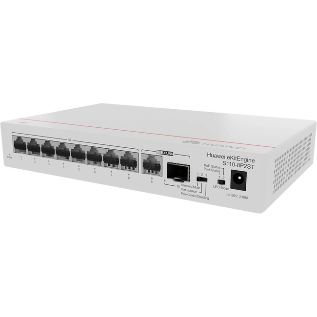 Коммутатор Huawei S110-8P2ST