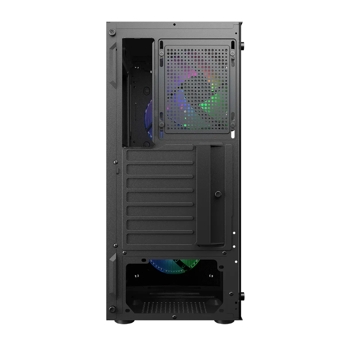 Корпус Cougar MX110 RGB (382BD20.0001) [Midi Tower, 4x 120 мм RGB, черный]