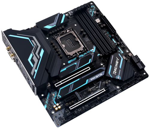 Материнская плата Biostar Racing B660GTQ [LGA 1700, Intel B660, 4xDDR 4, 2xM.2, 2xPCI-E x16, Micro-ATX]