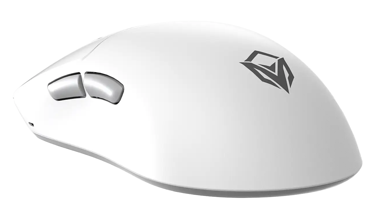 Мышь MeeTion GW40 (MT-GW40-B WH+Gray) [проводная + беспроводная, светодиодная, 7200 DPI, 1000 Гц, белый]