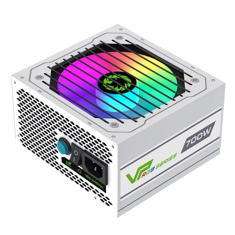 Блок питания GameMax VP-700-RGB-M White [700 Вт, 80 PLUS Bronze, 5x SATA, 2x 6+2 pin PCIe, 1x 4+4 pin CPU]