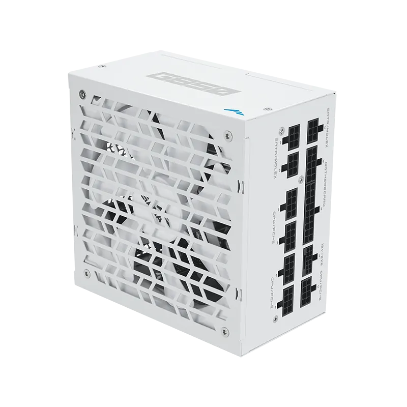 Блок питания Sama G850 White [850 Вт, 80 PLUS Gold, 6x SATA, 1 x 16 pin (12VHPWR), 3 x 6+2 pin PCIe, 2x 4+4 pin CPU, ATX]