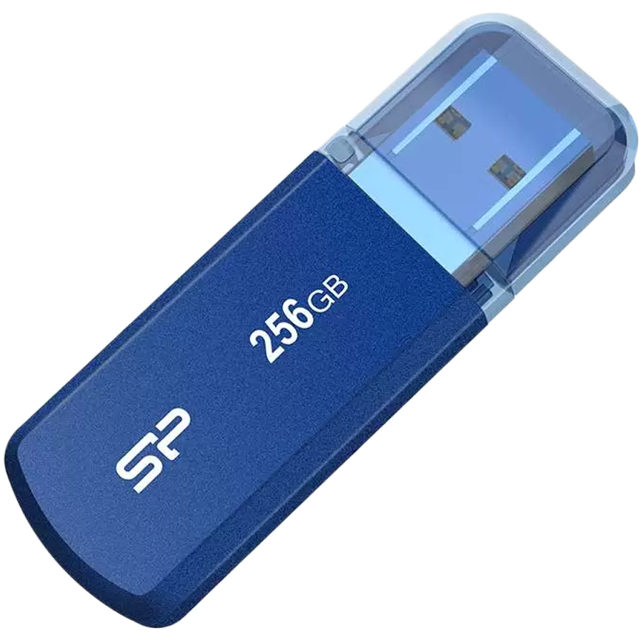 USB Флеш Silicon Power Helios - 202 256ГБ (SP256GBUF3202V1B) USB 3.2 Gen 1, Синий