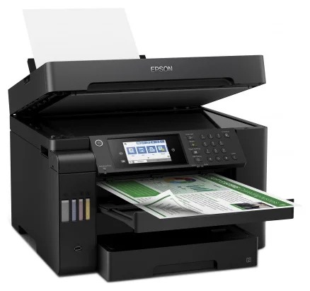 МФУ Epson L15150 [A3+, струйное, цветное, СНПЧ, 4800x2400 DPI, дуплекс, АПД, Wi-Fi, Ethernet (RJ-45), USB]