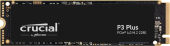 SSD накопитель Crucial P3 Plus CT500P3PSSD8 [500 ГБ, M.2PCI-E, чтение: 4700 МБ/с, запись: 1900 МБ/с, ]