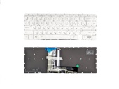 Клавиатура для ноутбука HP Envy 15-EP, RU, без рамки, подсветка, серебристая