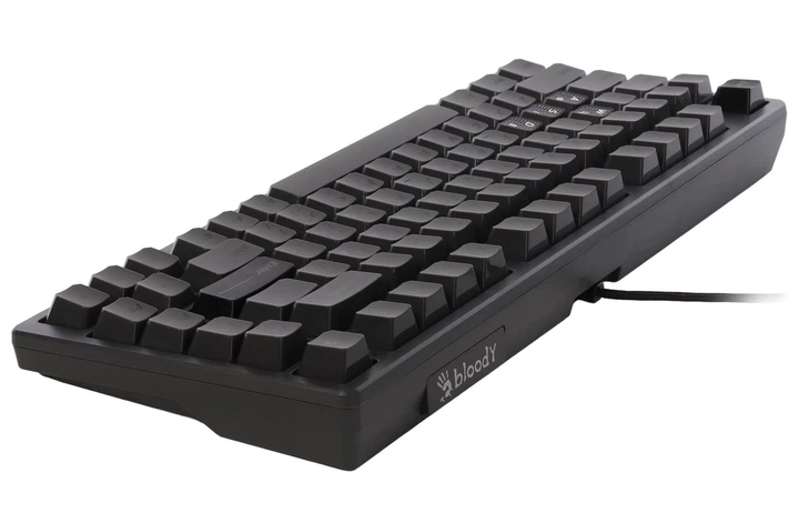 Клавиатура Bloody MS76 (Iron Grey) [Магнитная, проводная, подсветка, серая]