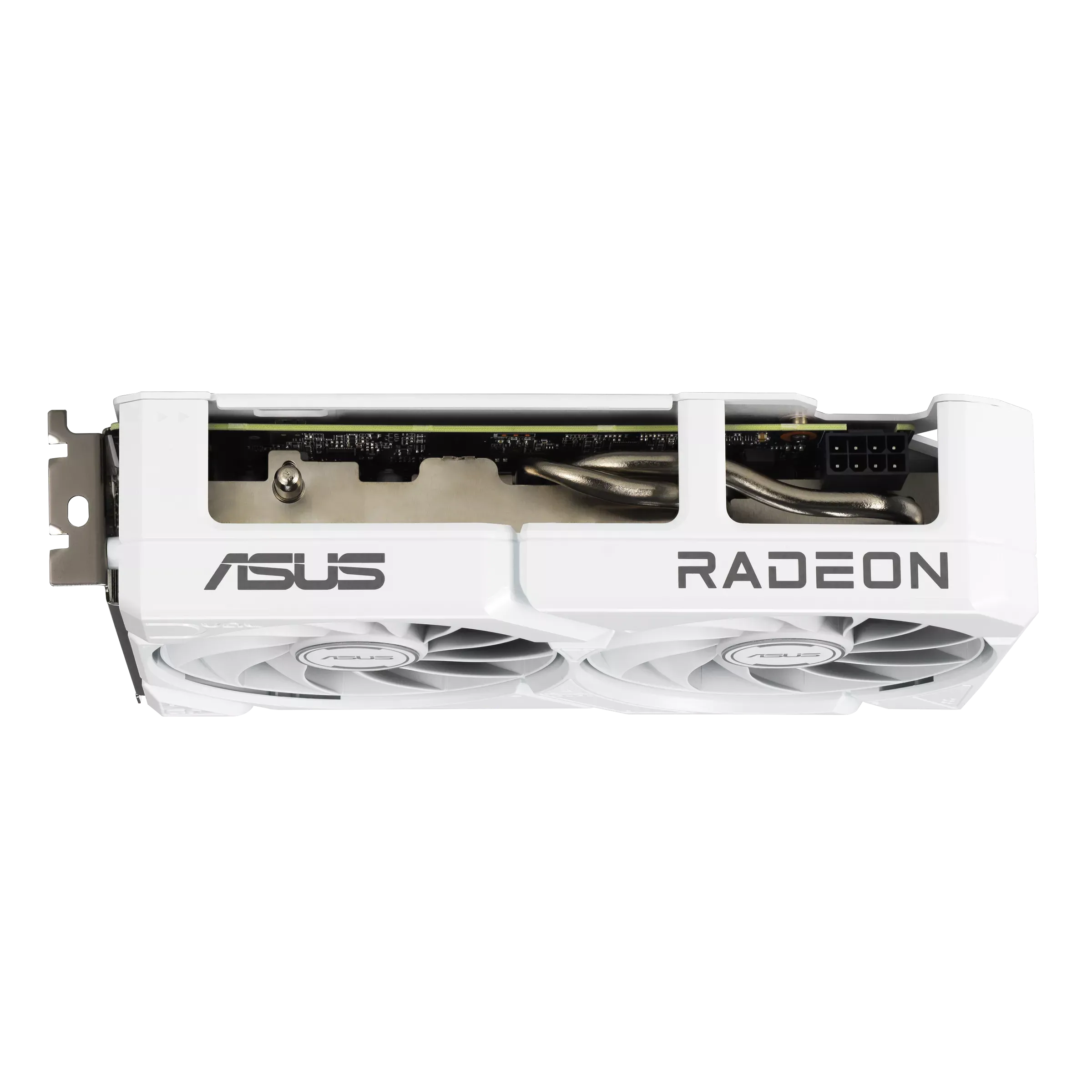 Видеокарта Asus RX 9060 XT DUAL WHITE (DUAL-RX9060XT-16G-WHITE) [16 ГБ, GDDR6, 128 бит, HDMI, DisplayPort (2 шт)]