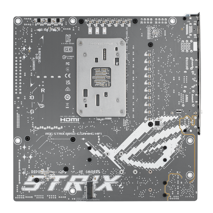 Материнская плата Asus ROG STRIX B850-G GAMING WIFI [AM5, AMD B850, 4xDDR 5, 4xM.2, 1xPCI-E x16, Standard-ATX]