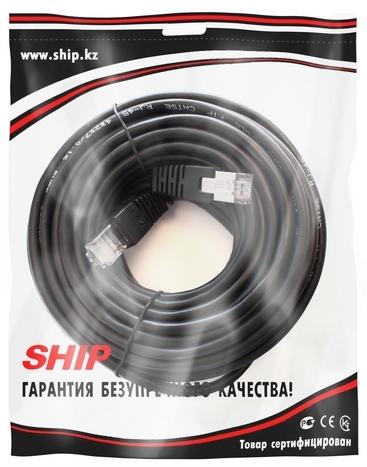 Патчкорд, SHIP, S4025BK0750-P, RJ-45, UTP-5e категории, 7.5 м, черный - купить в интернет-магазине Forcecom.kz Патчкорд, SHIP, S4025BK0750-P, RJ-45, UTP-5e категории, 7.5 м, черный