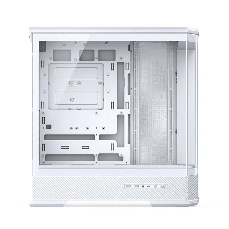 Корпус Jonsbo D400 White [Midi Tower, Без вентиляторов, белый]