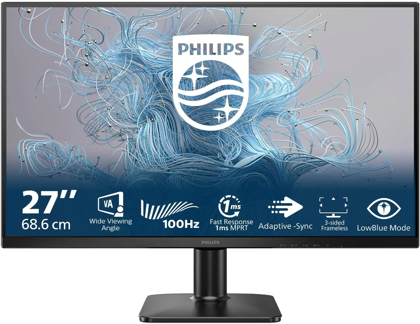 Монитор Philips 27E2N1100L/01/00 [27", VA, 1920x1080, 100 Гц, 4 мс, HDMI, VGA (D-Sub)]