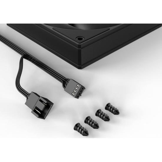 Вентилятор для корпуса ID-COOLING AS-120-K, 120 мм, PWM, 4-pin, черный