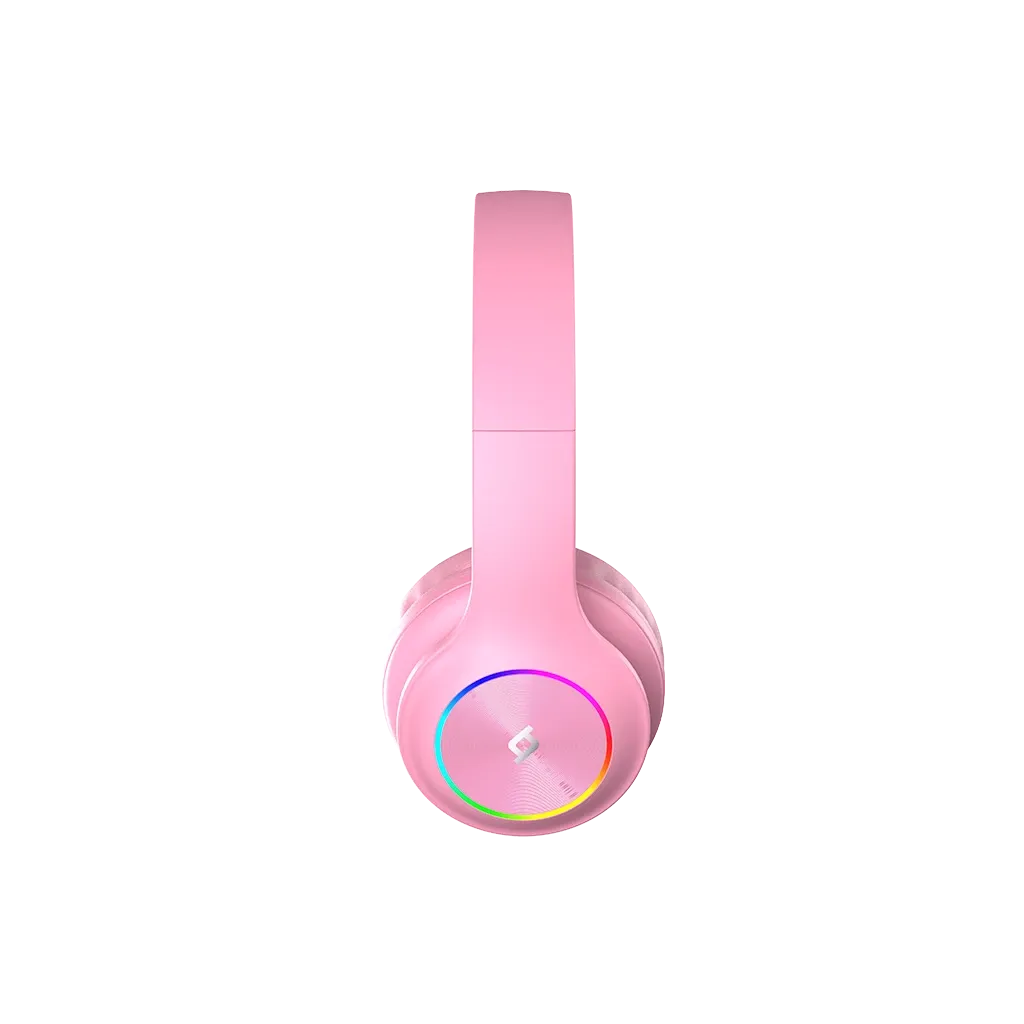 ttec SoundBuddy Funled Kids On-Ear Wireless Bluetooth Headphones (2KM172BP), розовый