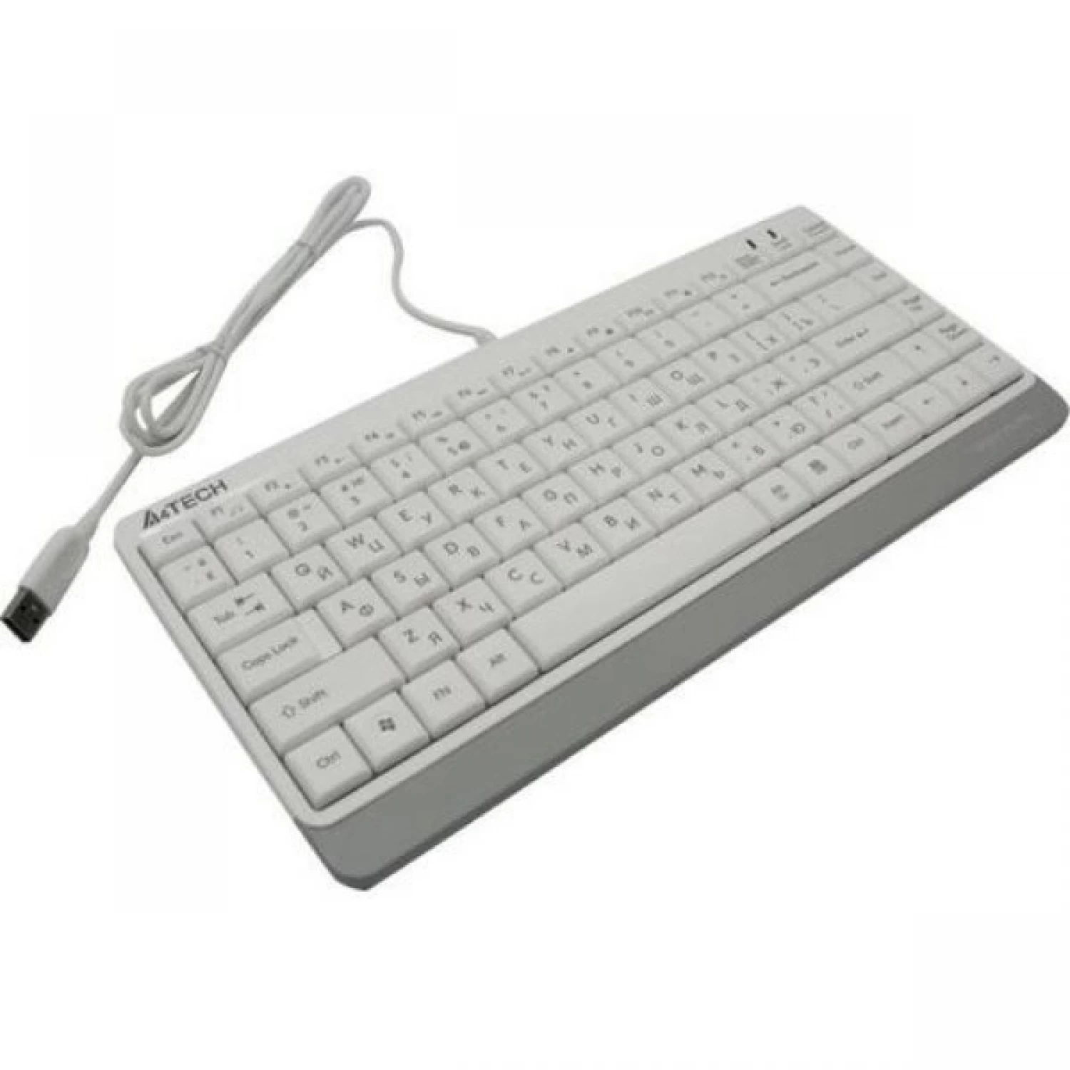 Клавиатура A4Tech Fstyler FK11-WHITE [мембранная, проводная, белая]