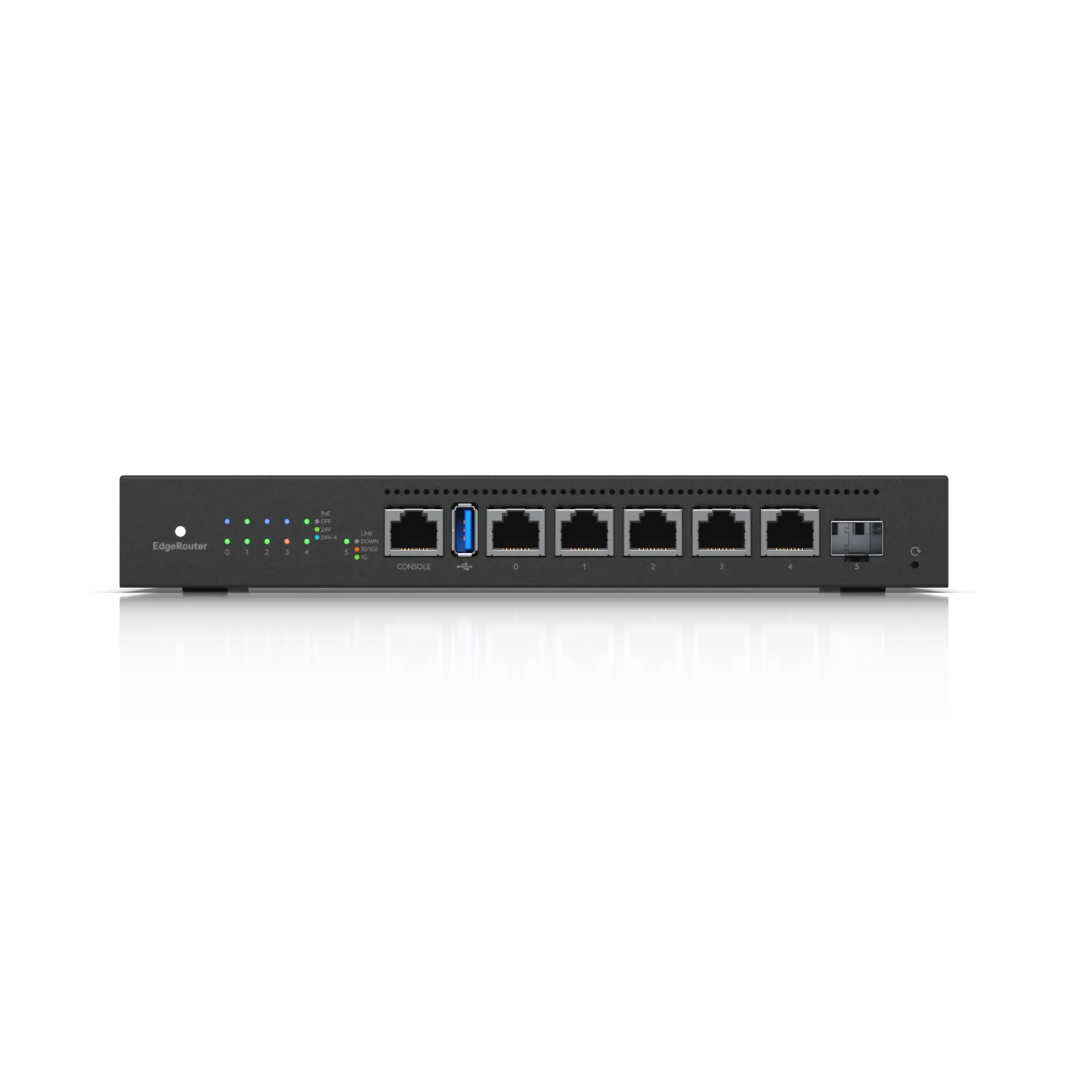 Маршрутизатор Ubiquiti EdgeRouter 6 PoE (ER-6P-EU) - купить в интернет-магазине Forcecom.kz Маршрутизатор Ubiquiti EdgeRouter 6 PoE (ER-6P-EU)