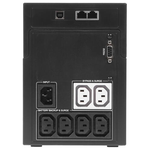 ИБП Ippon Smart Power Pro II 1200, 1200VA, 720Вт, AVR 162-290В, 6(2)хС13, управление по USB/RS-232, RJ-45, LCD