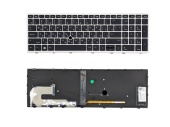 Клавиатура для ноутбука HP EliteBook 850 G5/ 850 G6, джойстик, подсветка, RU, черная