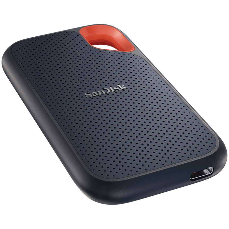 Внешний SSD-накопитель SanDisk Extreme Portable SSD (SDSSDE61-2T00-G25) [2 ТБ, USB 3.2 Gen 2 Type C, 1050/1000 МБ/с]