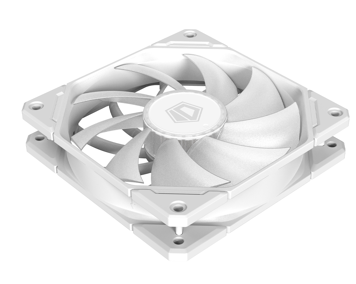 Вентилятор для корпуса ID-Cooling TF Series (TF-12025-SW) [120 x 120 мм, 1800 об/мин, 76.16 CFM, 35.2 дБ, PWM]