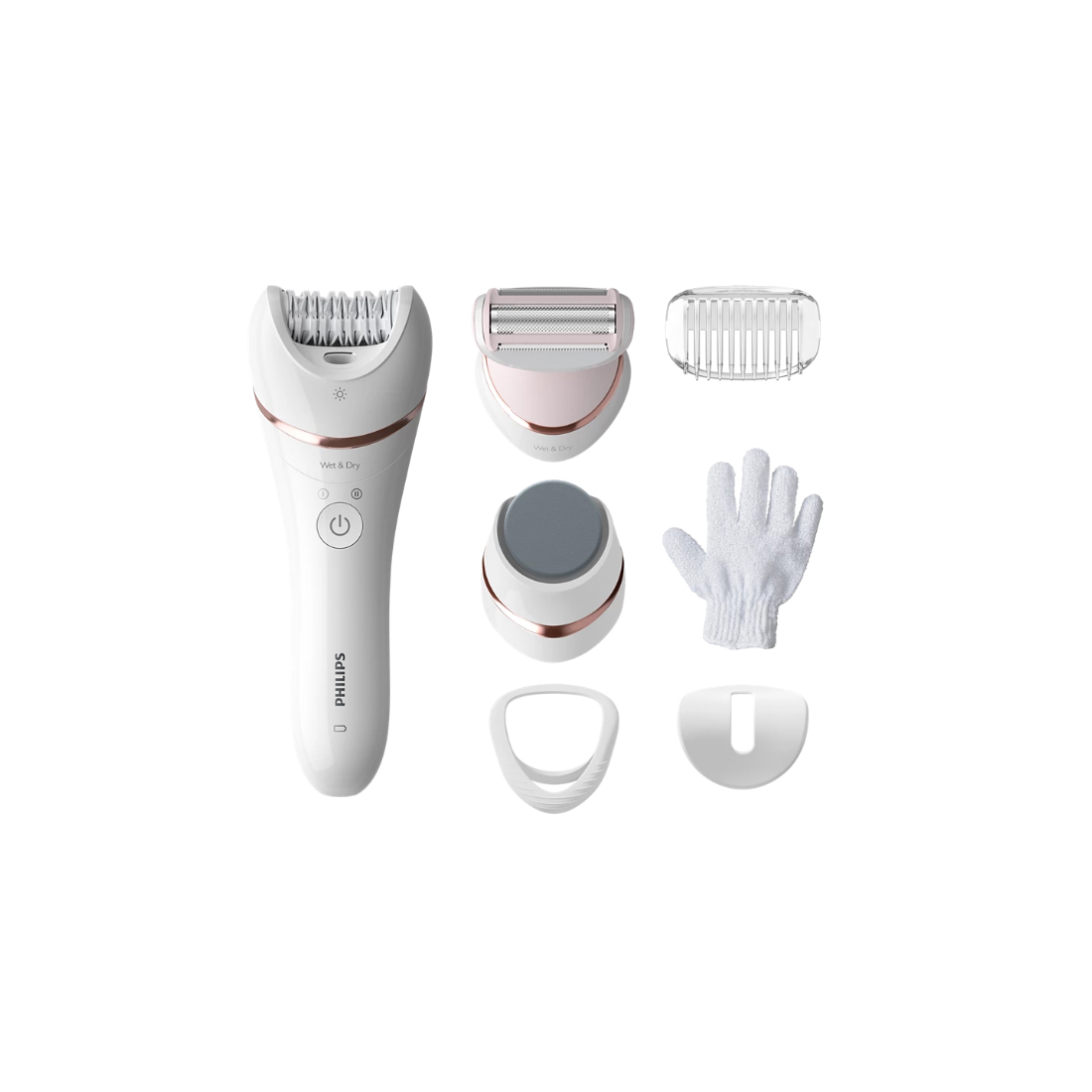 Эпилятор Philips серии 8000 BRE730/10 для влажного и сухого бритья