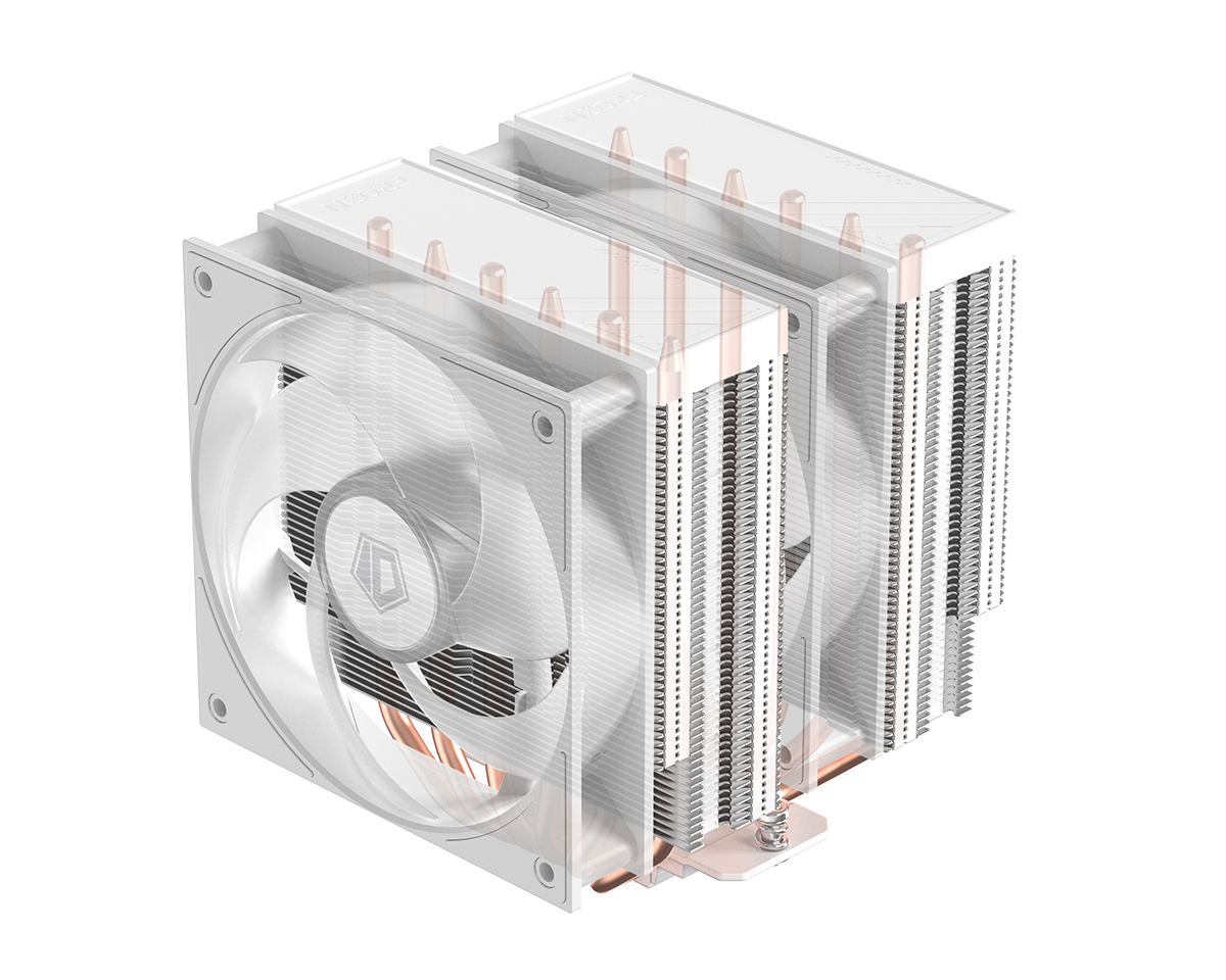Система охлаждения ID-Cooling FROZN A620 PRO XE ARGB [120 x 120 x 25 мм, 2000 об/мин, 27.2 дБ, 4 pin]