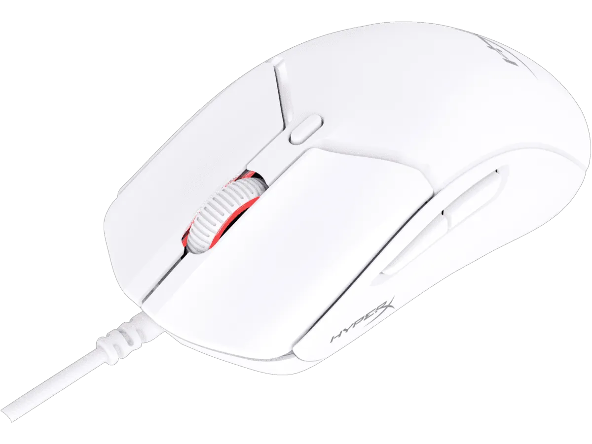 Мышь HyperX Pulsefire Haste 2 (6N0A8AA) [проводная, светодиодная, 8000 DPI, подсветка, белый]