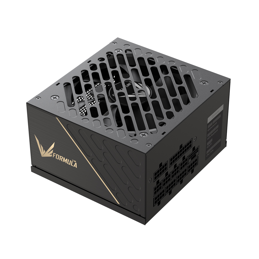 Блок питания Formula V FV-750GM [750 Вт, 80 PLUS Gold, 8x SATA, 1 x 16 pin (12VHPWR), 3 x 6+2 pin PCIe, 2x 4+4 pin CPU, ATX]