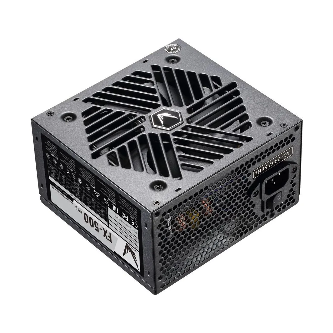 Блок питания Formula V FX-500 (ZH1140BN91R0-01) [500 Вт, 80 PLUS Standart, 4x SATA, 1x 6+2 pin PCIe, 1x 4+4 pin CPU, ATX]