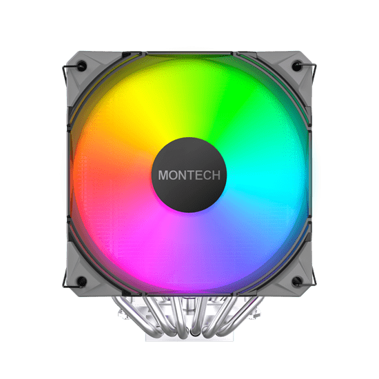 Система охлаждения Montech NX600 ARGB [160 мм, 2000 об/мин, 34.17 dBA, 4 pin]