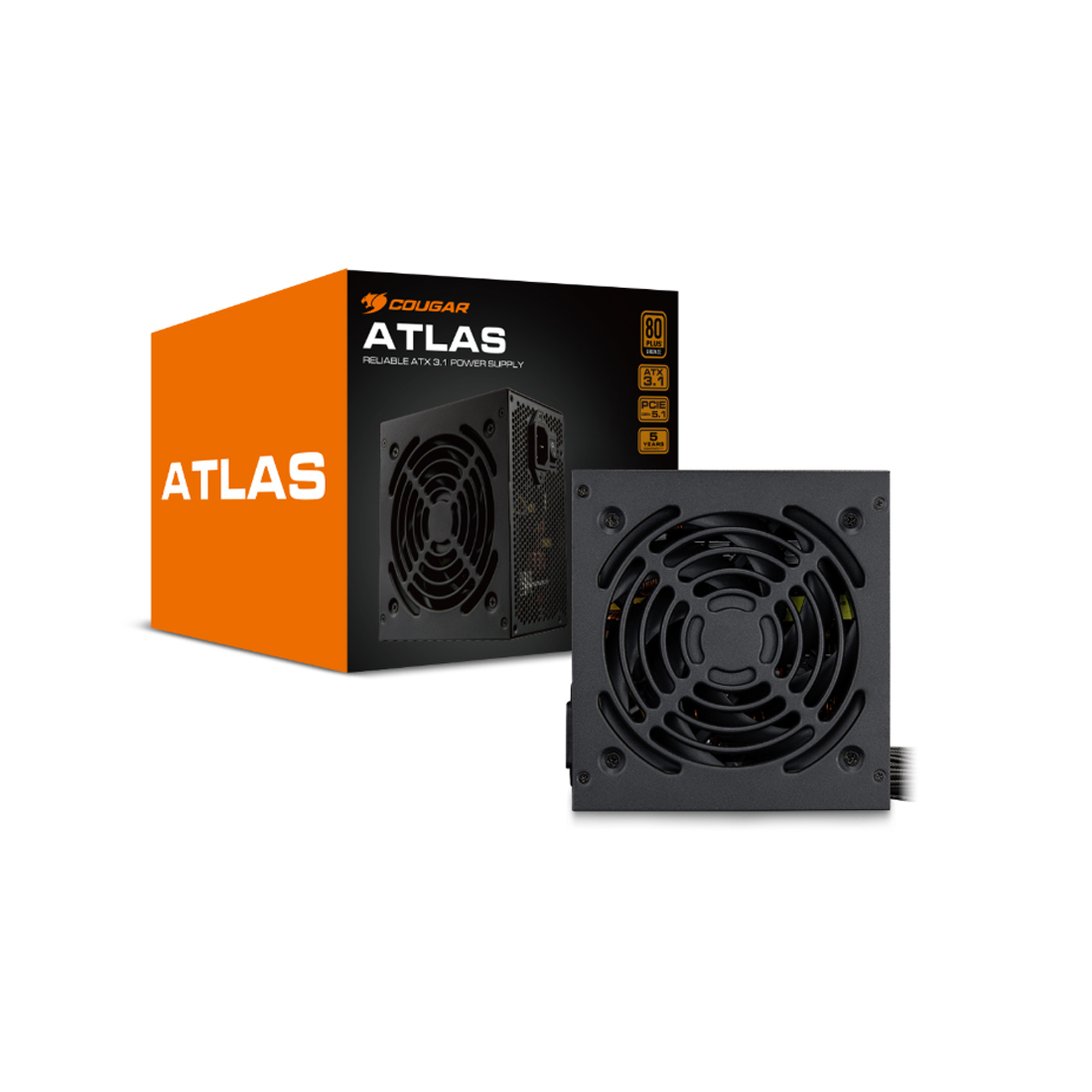 Блок питания Cougar ATLAS 850 [850 Вт, 80 PLUS Bronze, 6x SATA, 2 x 6+2 pin PCIe, 2x 4+4 pin CPU, ATX]