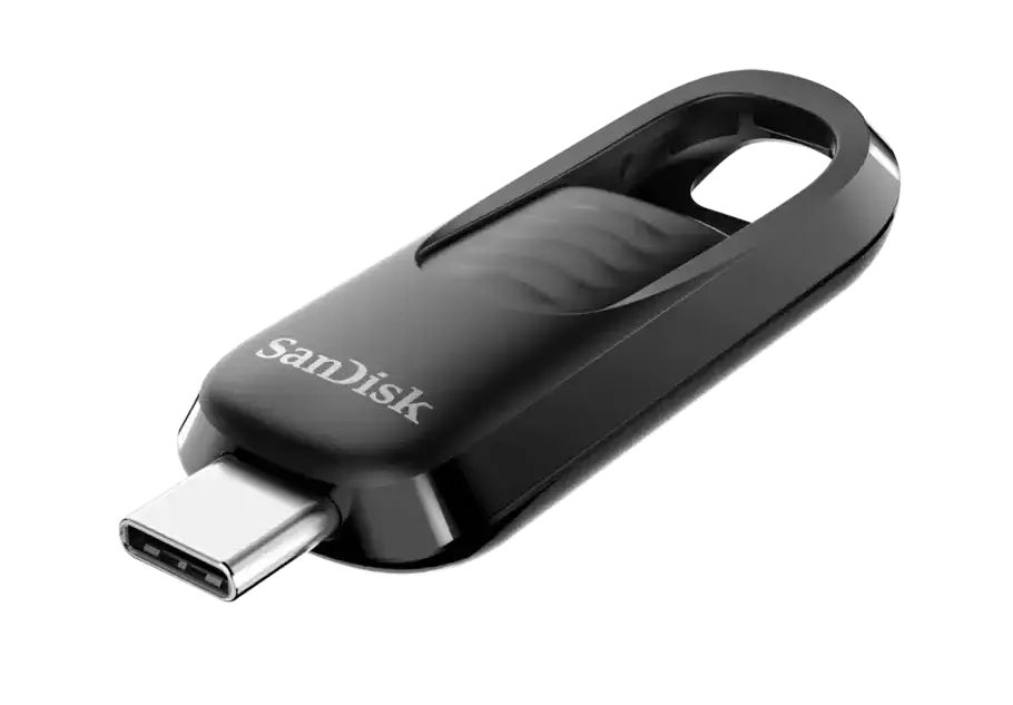 Флэш-накопитель SanDisk Ultra Slider (SDCZ480-128G-G46) USB Type-C Flash Drive, 128GB USB 3.2 Gen 1 Performance with a Retractable Connector