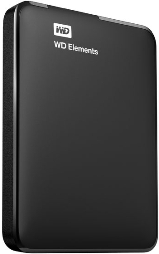 Внешний жесткий диск Western Digital Elements Portable (WDBU6Y0020BBK-WESN), 2 ТБ, 2.5", USB 3.0, 8 МБ, черный