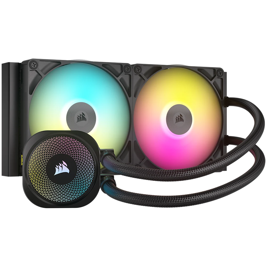 Система охлаждения Corsair iCUE LINK TITAN 280 RX RGB AIO (CW-9061017-WW) [140 x 140 x 25 мм, 1700 об/мин, 36 дБ, 4 pin]