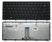 Клавиатура для ноутбука Lenovo IdeaPad G400S, RU, рамка, черная