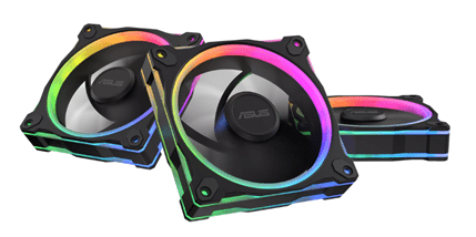 Вентилятор для корпуса ASUS PRIME MR120 FAN ARGB REVERSE BLACK 3IN1 120x120x28 MR120-1R/BK/3 IN 1//