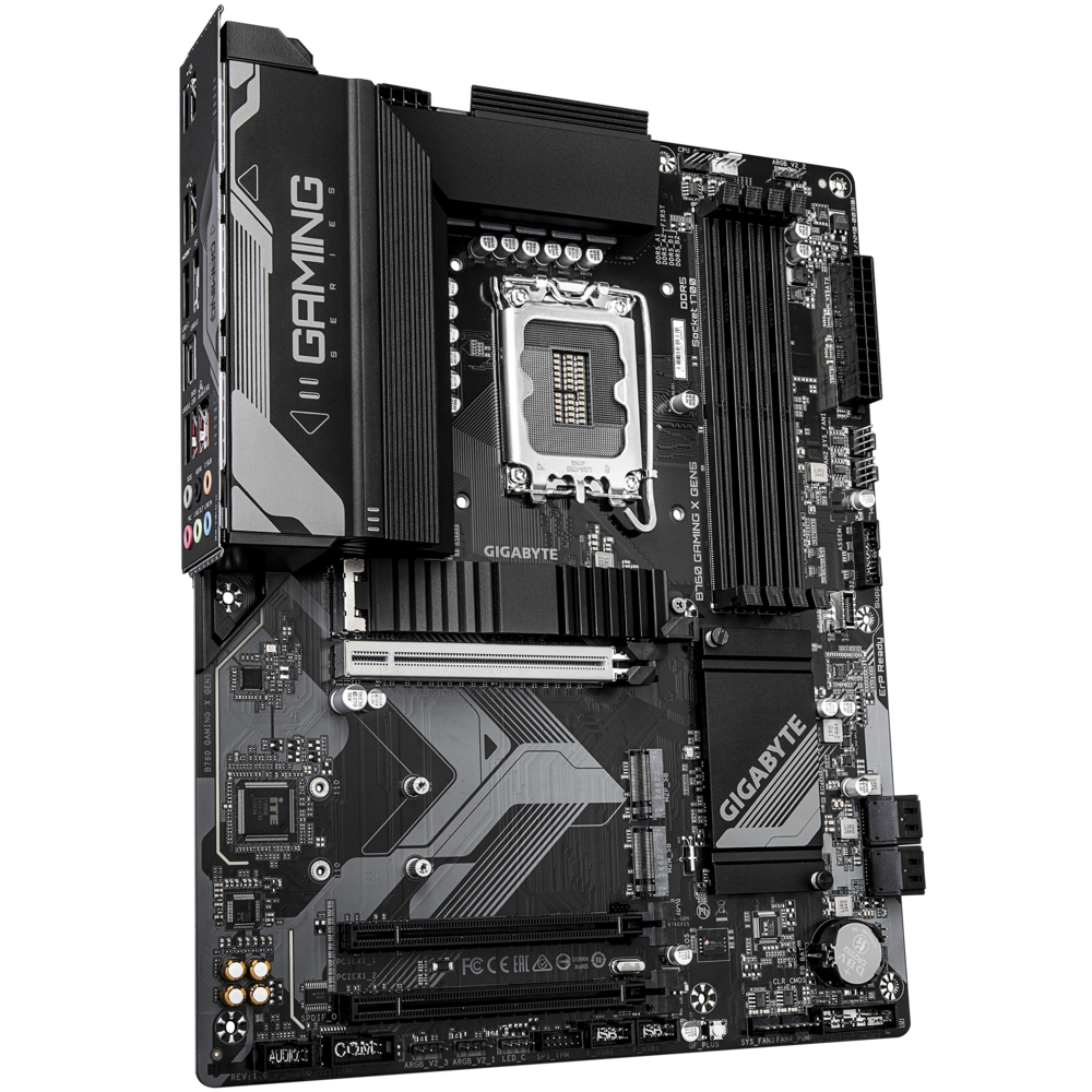 Материнская плата Gigabyte B760 GAMING X GEN5 [LGA 1700, Intel B760, 4xDDR 5, 3xM.2, 3xPCI-E x16, Micro-ATX]