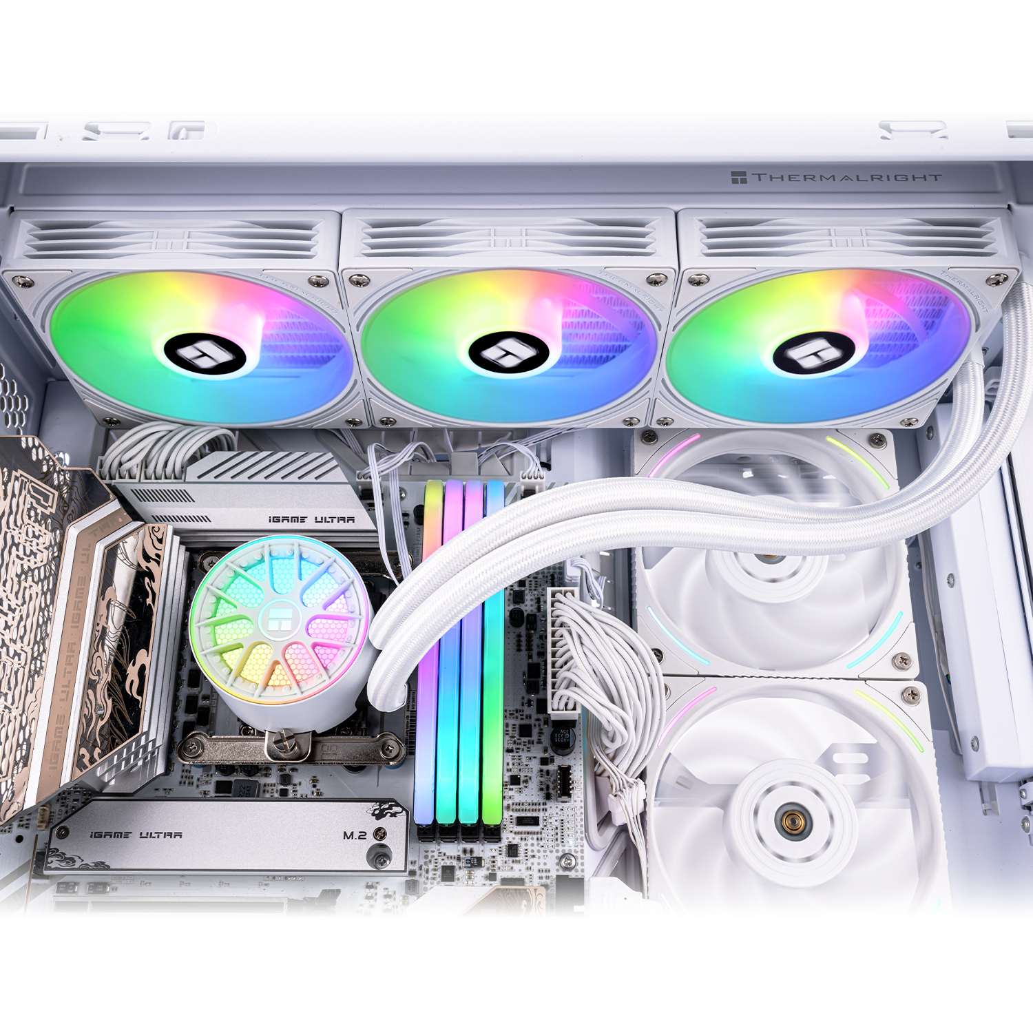 Система охлаждения Thermalright Aqua Elite 360 ARGB WHITE V6 [120 мм, 2000 об/мин, 29,8 дБА, 4 pin]