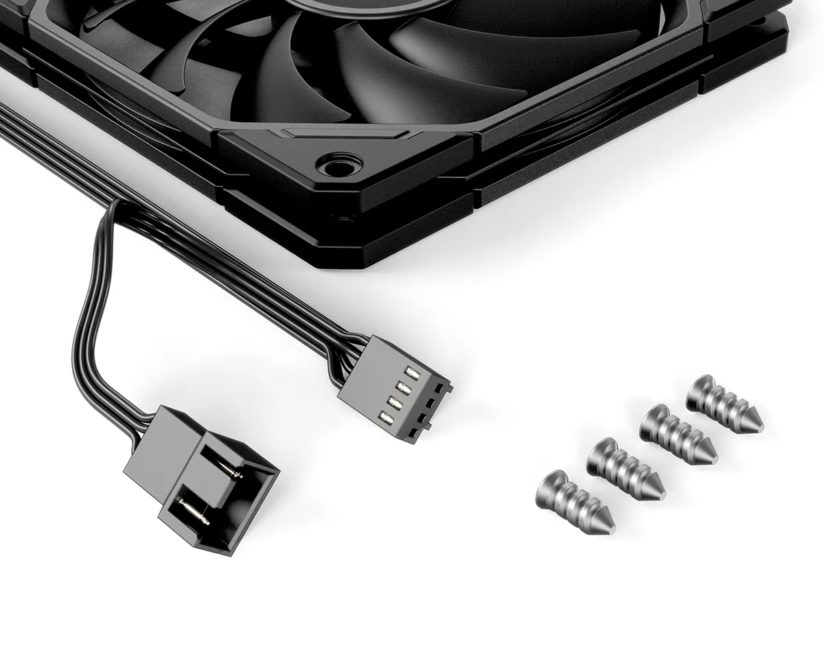 Вентилятор для корпуса ID-Cooling TF-12015-K [120 мм, 2200 об/мин, 67.58 CFM, 32.3 дБ, PWM]