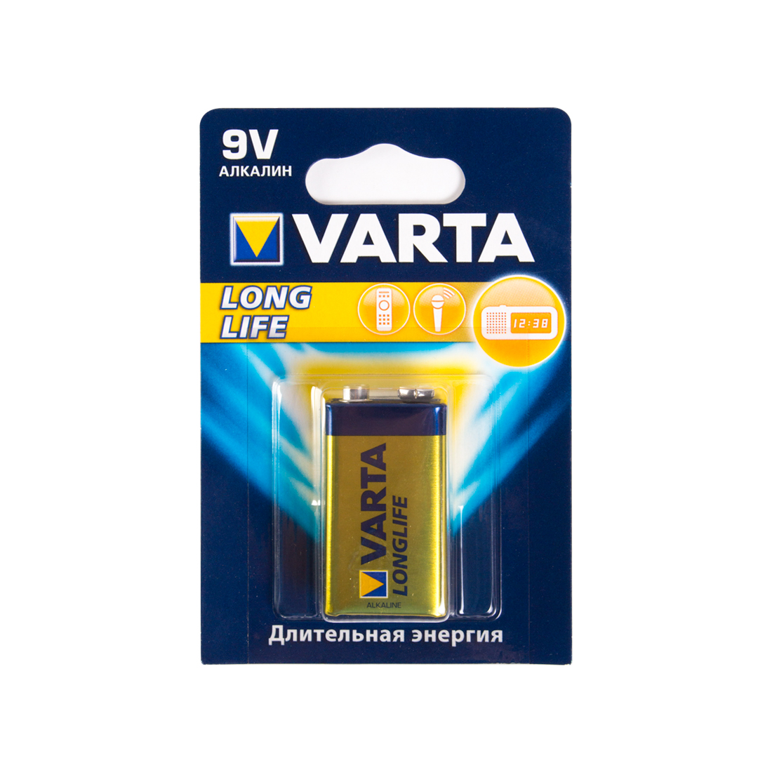 Батарейка VARTA Longlife E-Block 9V - 6LR61 (1шт)