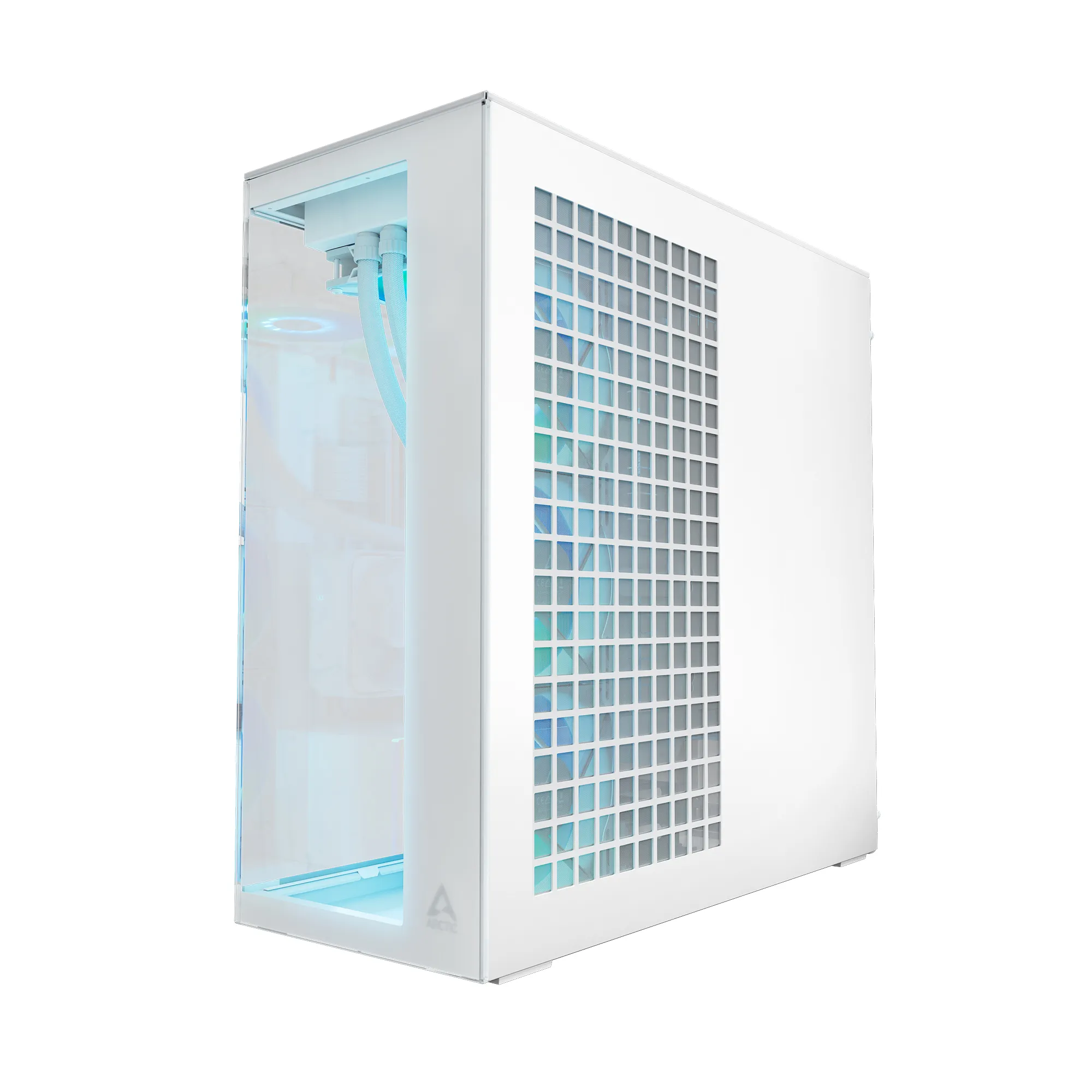 Корпус Arctic Xtender VG White(Clear Glass) (ACPCC00017A) [Full Tower, 2×120 мм + 3×140 мм A-RGB, Белый]