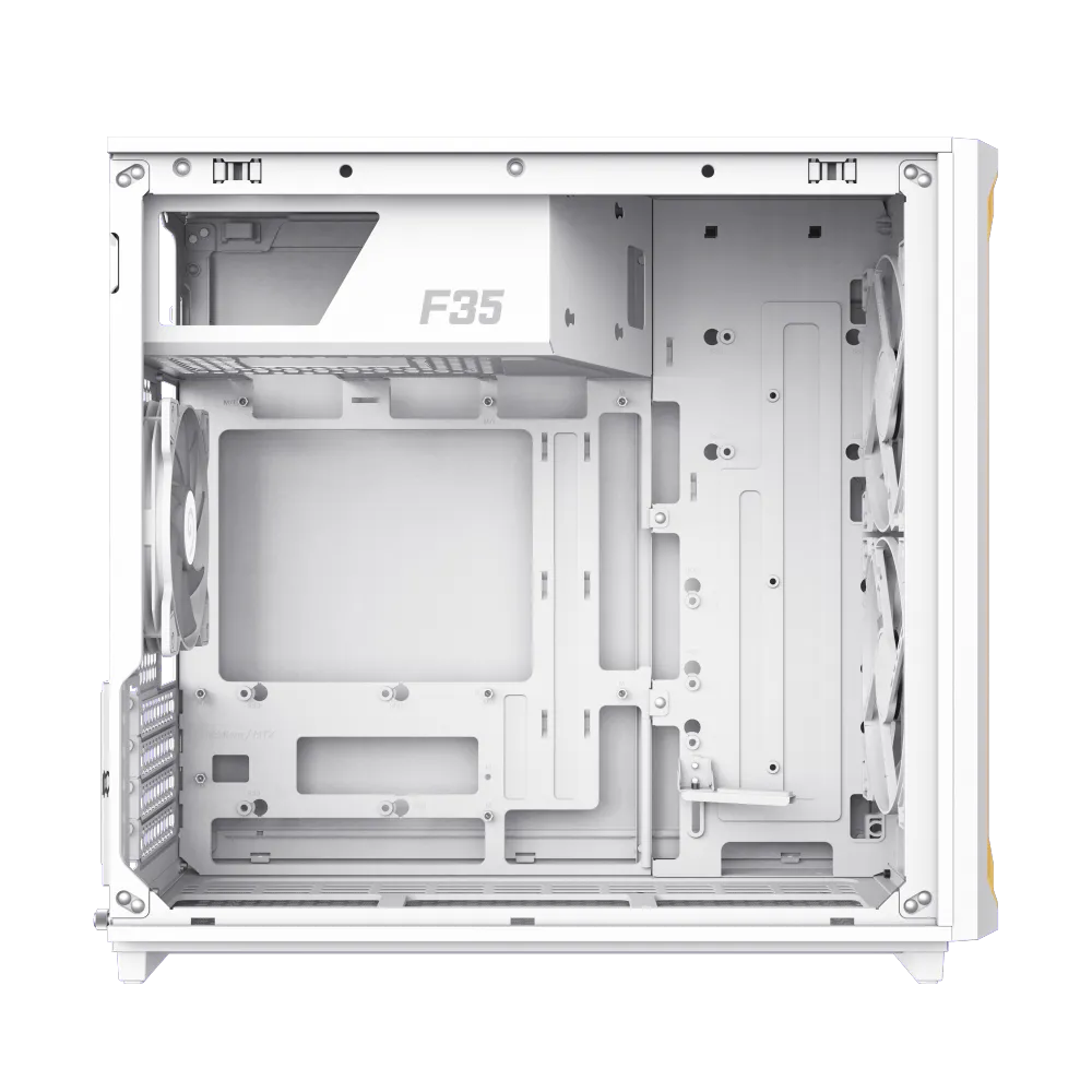 Корпус GameMax F35 BW Black (1116-4035R0003) [Midi Tower, 2 x 140x140 мм, белый]