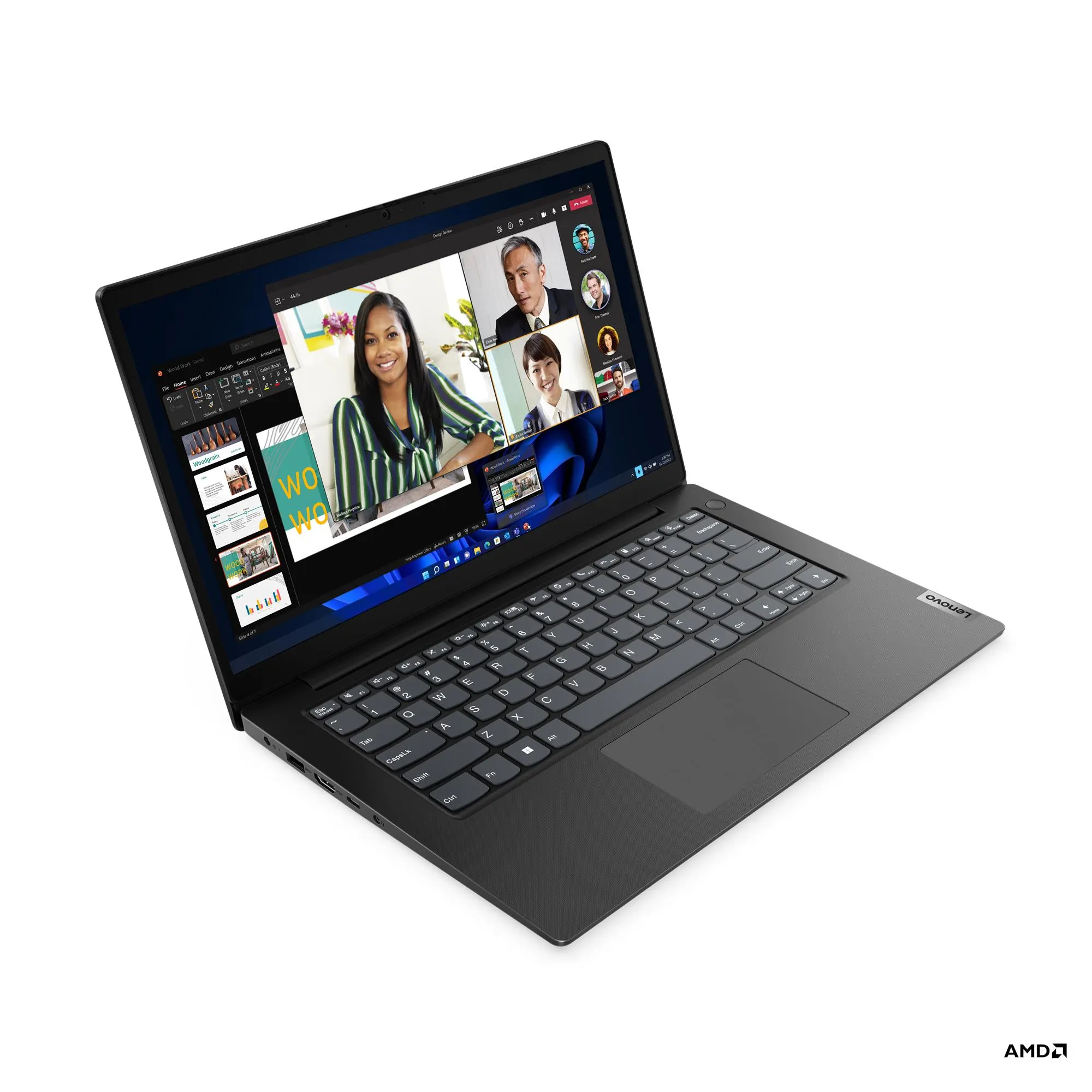 Ноутбук Lenovo V14 G4 AMN (82YT00N2RU) [14" Full HD, Ryzen 5 7520U, 8 ГБ ОЗУ, 512 ГБ SSD, DOS]