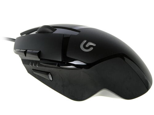 Мышь Logitech G402 Hyperion Fury, 910-004067 [проводная, светодиодная, 4000 DPI, 1000 Гц, подсветка]
