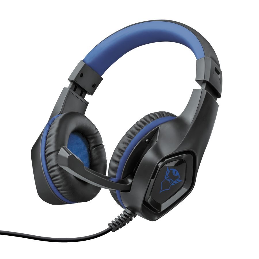 Наушники-гарнитура игровая Trust GXT 404B RANA синий