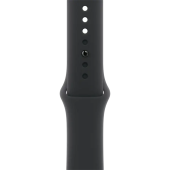 Ремешок для Apple Watch 46 мм, черный, спортивный - размер XL (MXM53ZM/A)