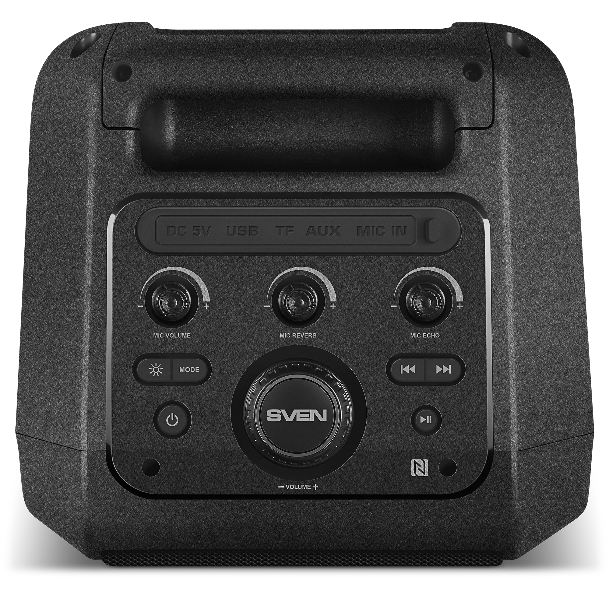 SVEN PS-740, черный, акустическая система (100W, TWS, Bluetooth, FM, USB, microSD, 4400mA*h)