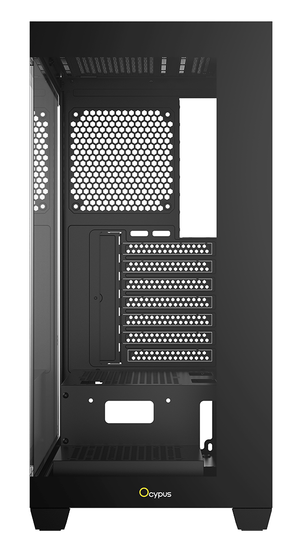 Корпус Ocypus Gamma C72 BK (Gamma-C72-BKD000XX-GL) [Midi Tower, черный]