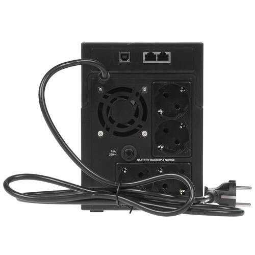 ИБП Ippon Smart Power Pro II 1600 Euro, 1600VA, 960Вт, AVR 162-290В, 4хEURO, управление по USB, RJ-45, LCD